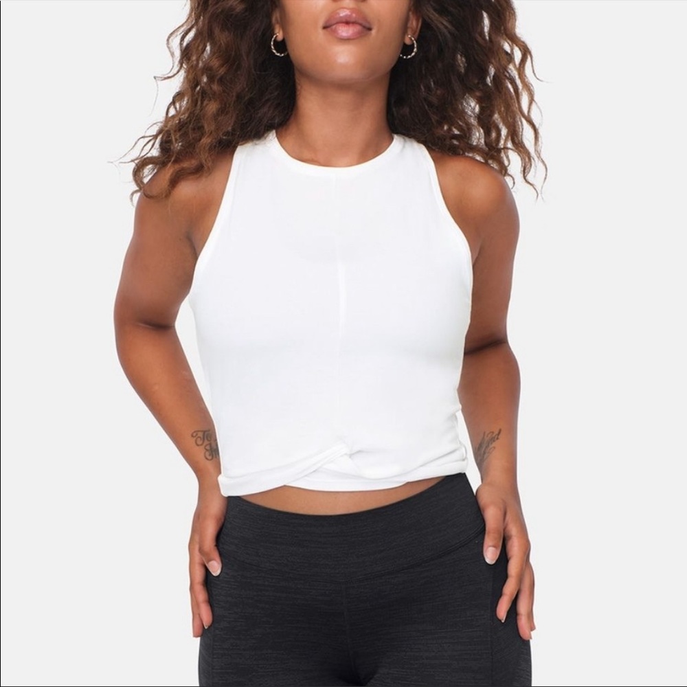 Women’s Outdoor Voices White Sweatee Knot Tank S